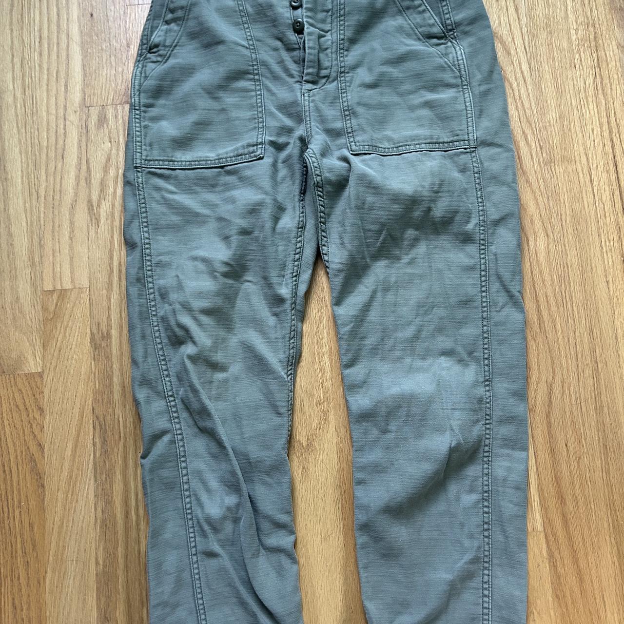 American Eagle army fatigue button fly pants Size... - Depop