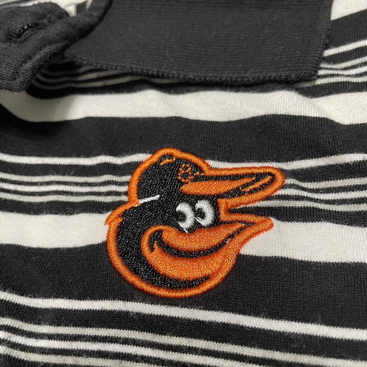 Baltimore Orioles Polo Shirt with Zipper. Size - Depop