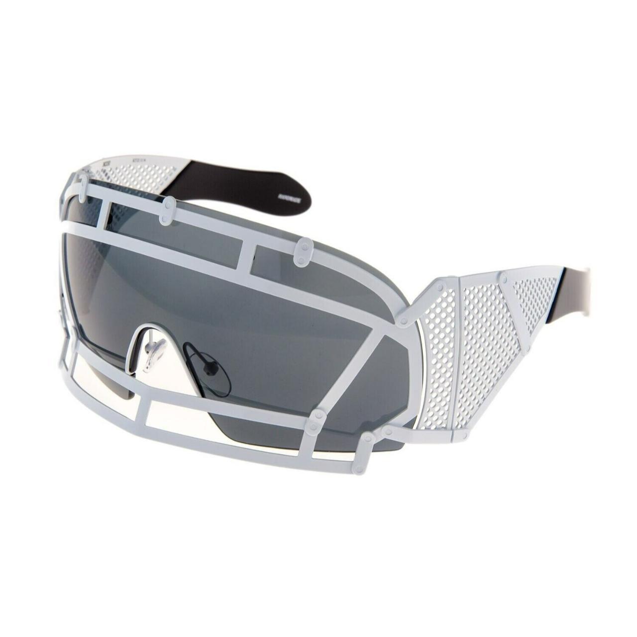 KTZ x Linda Farrow Football Helmet Sunglasses Black... Depop