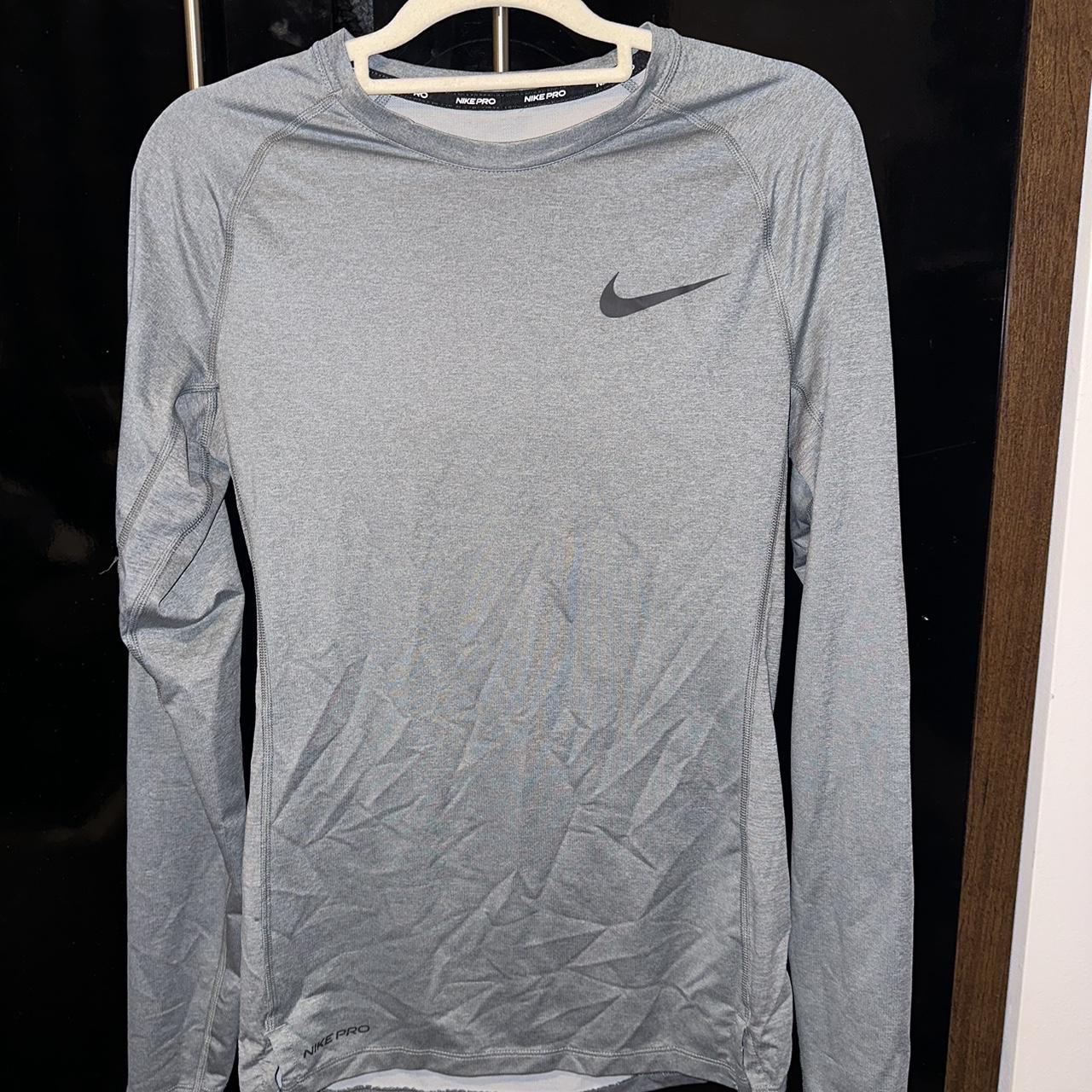 nike pro hyperstrong padded football shirt size - Depop