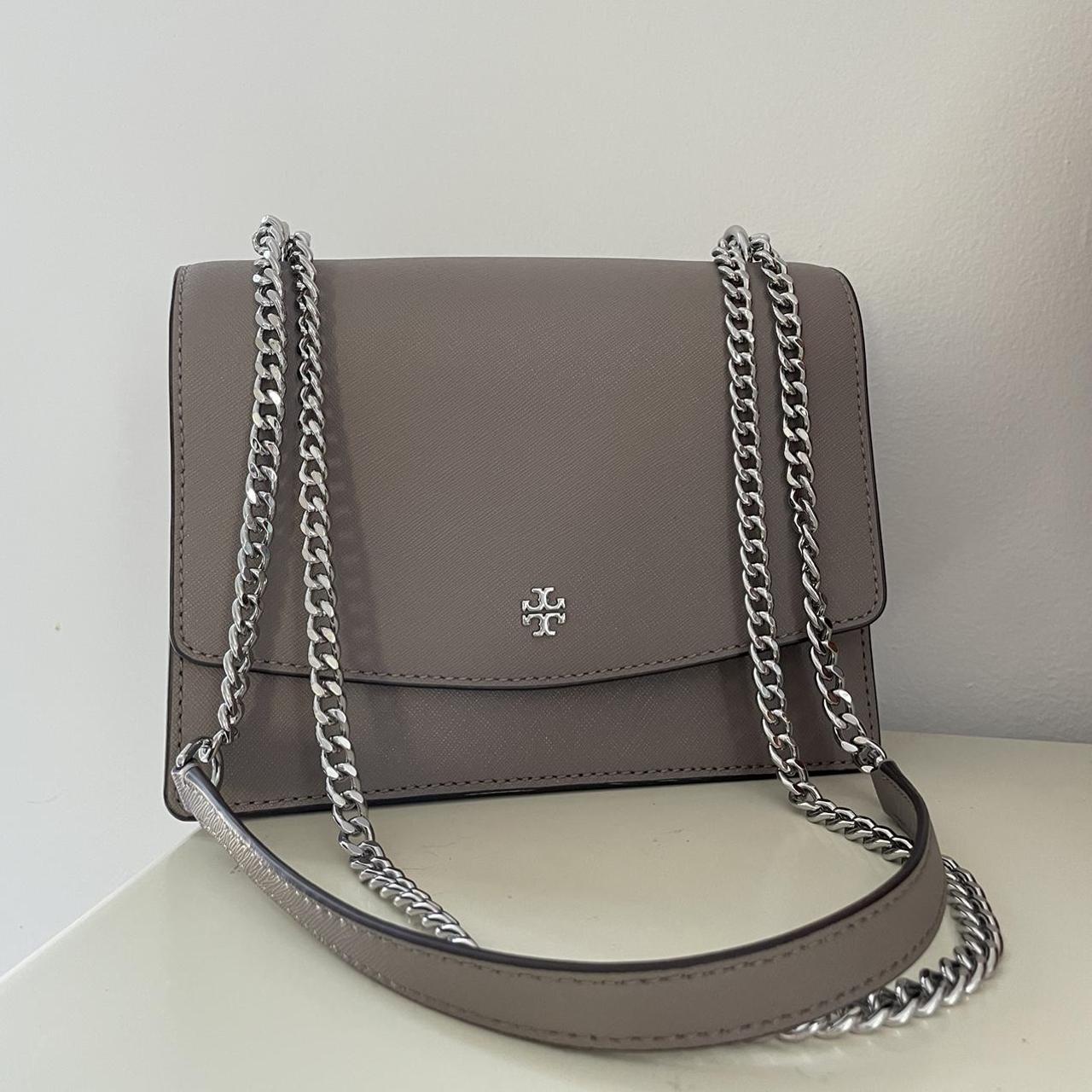 Tory Burch Emerson Flap Adjustable Shoulder Bag in - Depop