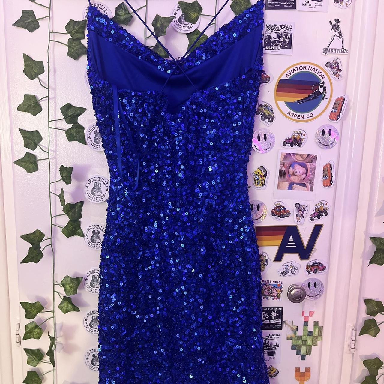 Royal blue 2024 windsor dress