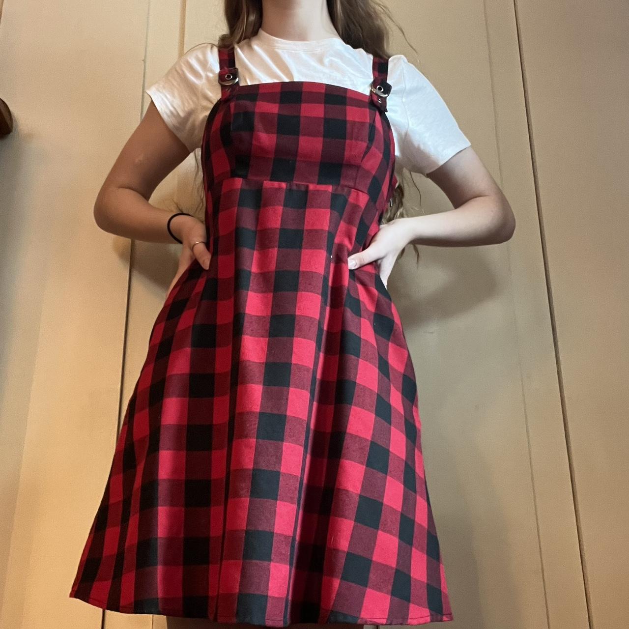 Hot Topic Plaid Dress, Size Medium, Great condition!