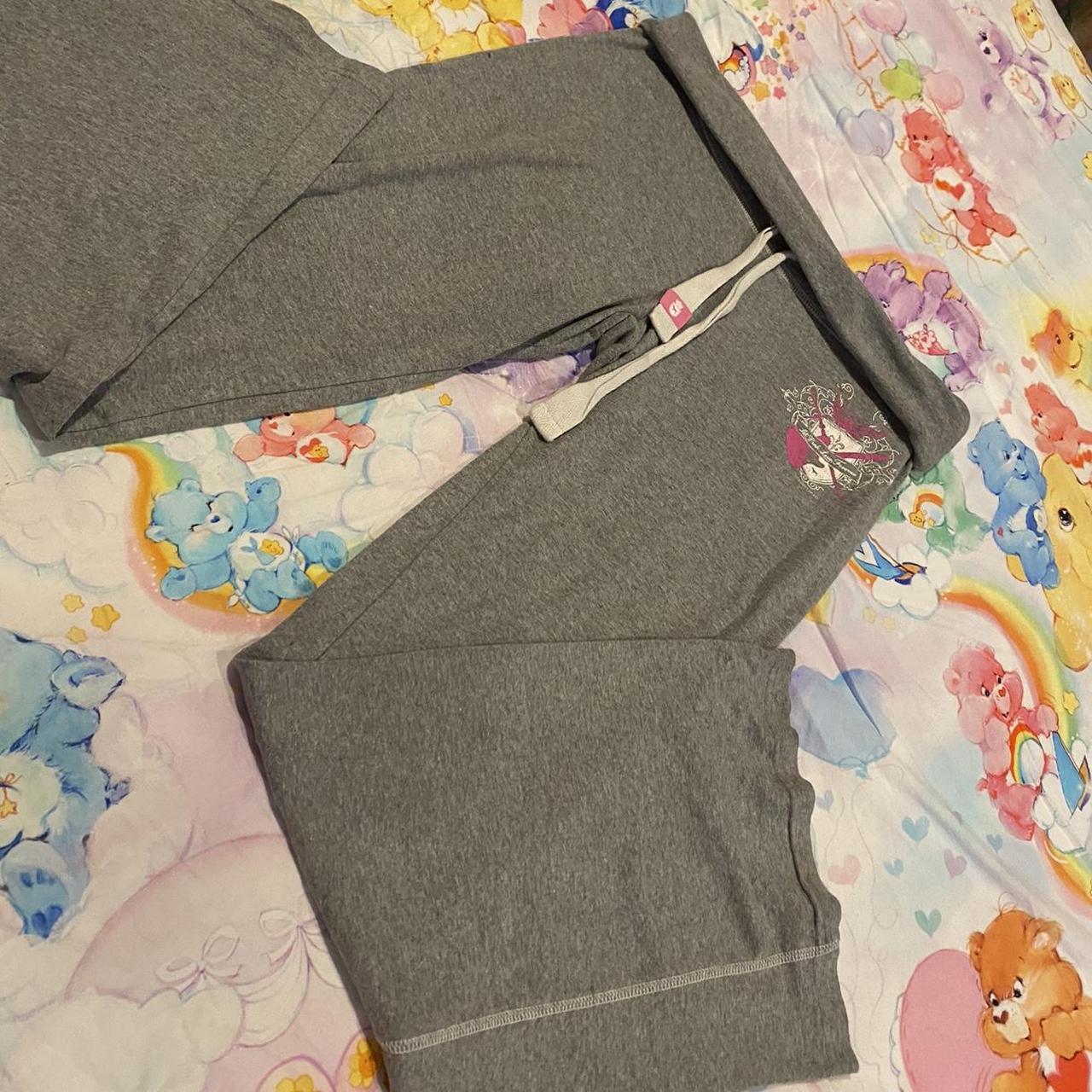Victoria's Secret Women's Grey and Pink Joggers-tracksuits (3)