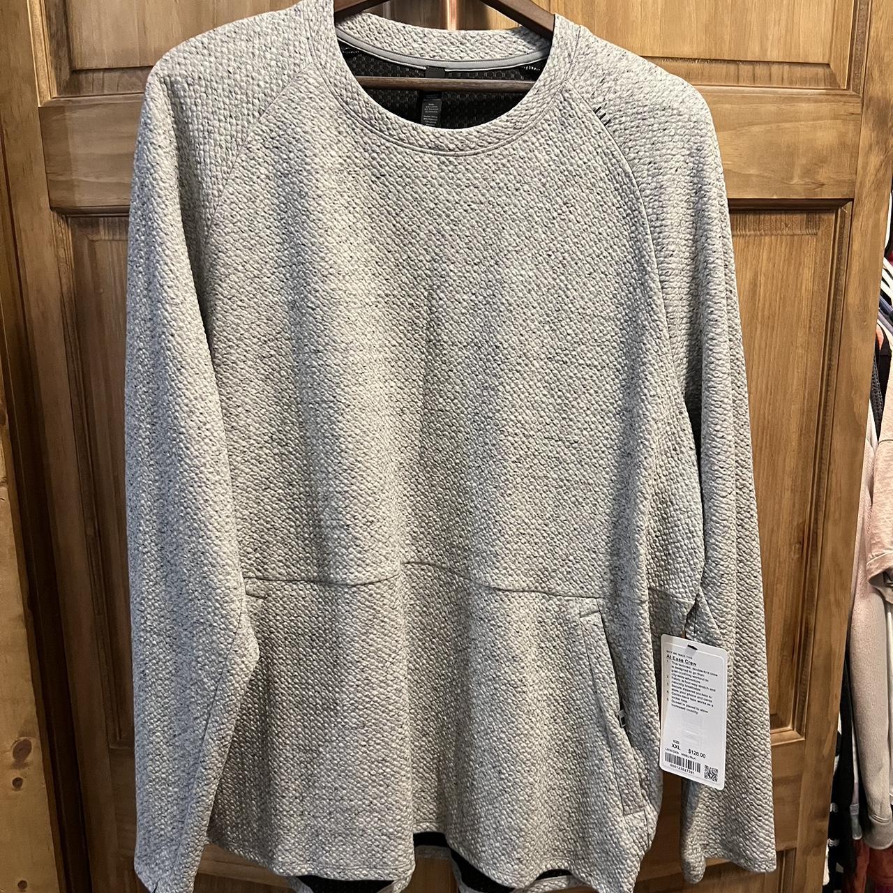 Lululemon Men's Grey Sweatshirt Depop