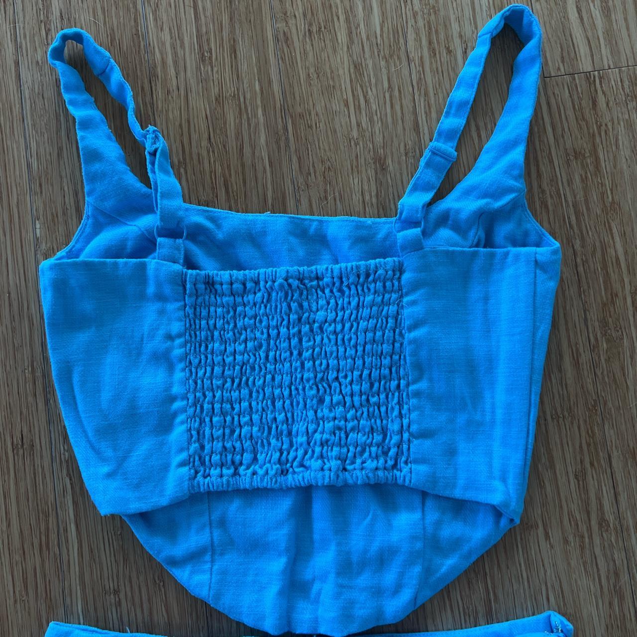 Glassons corset style top and hipster mini skirt set... Depop