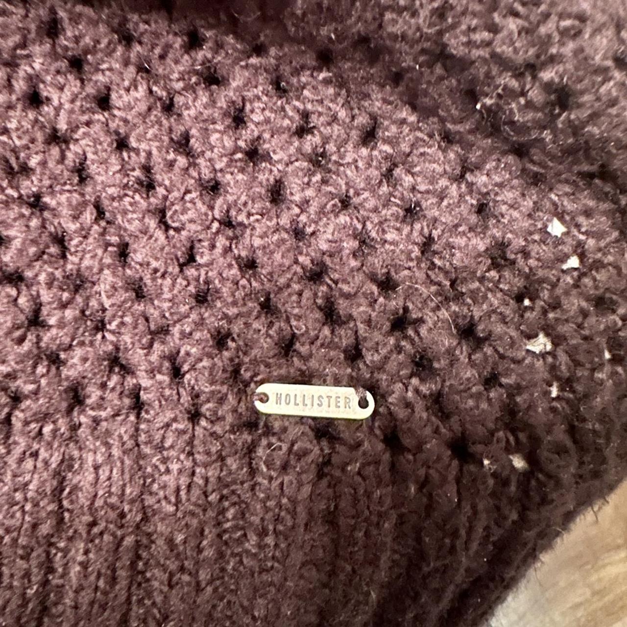 Hollister Black Slouchy OpenStitch Cardigan Size... Depop