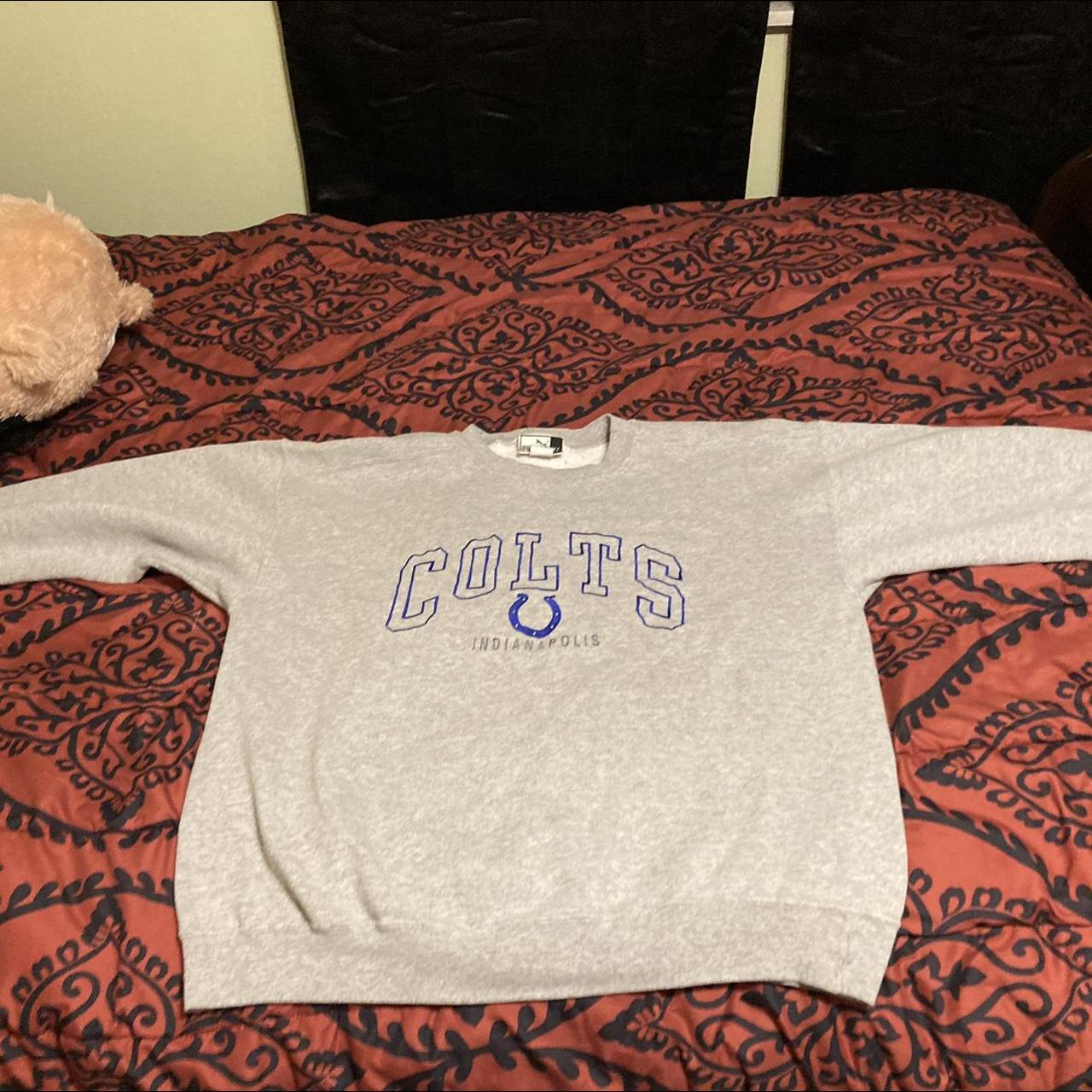 Vintage 90's Indianapolis Colts Crewneck Sweater - Depop