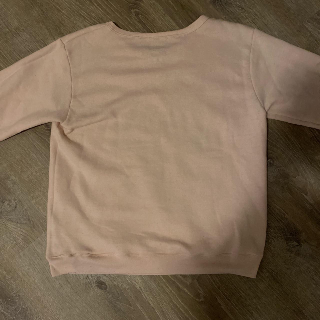 Hanes Women's Pink Sweatshirt Depop