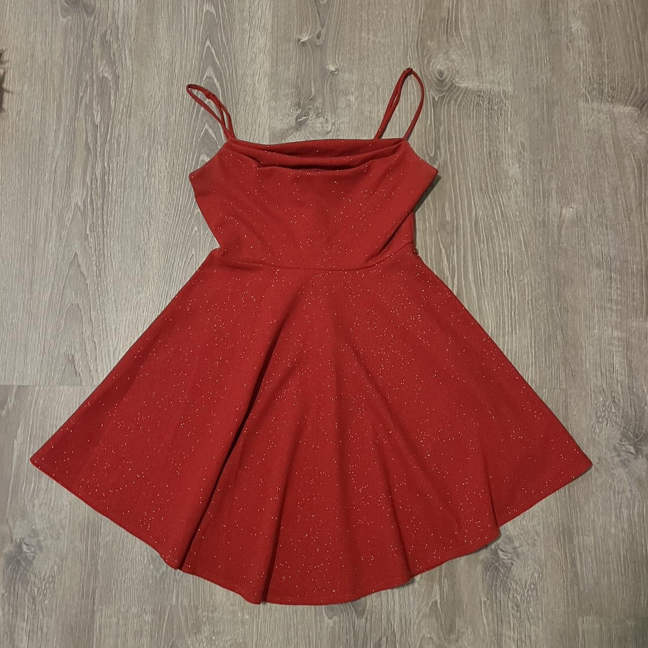 red sparkly homecoming dress from dillards only. Depop