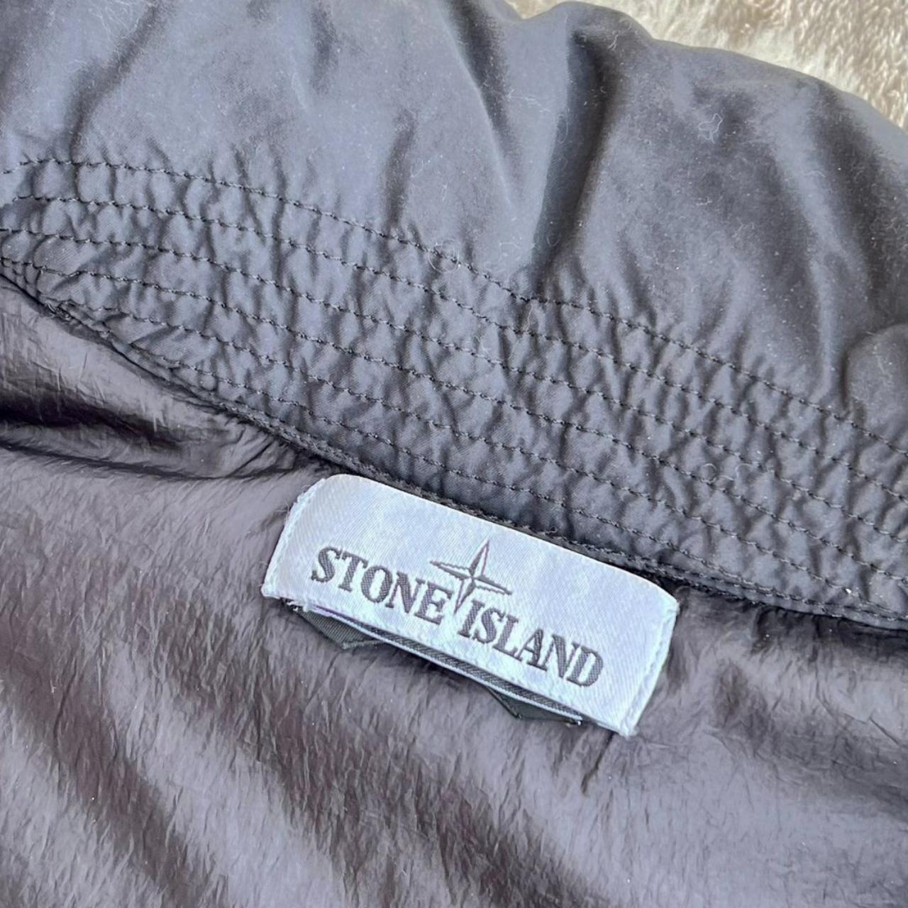 Stone Island Men's Black Jacket | Depop