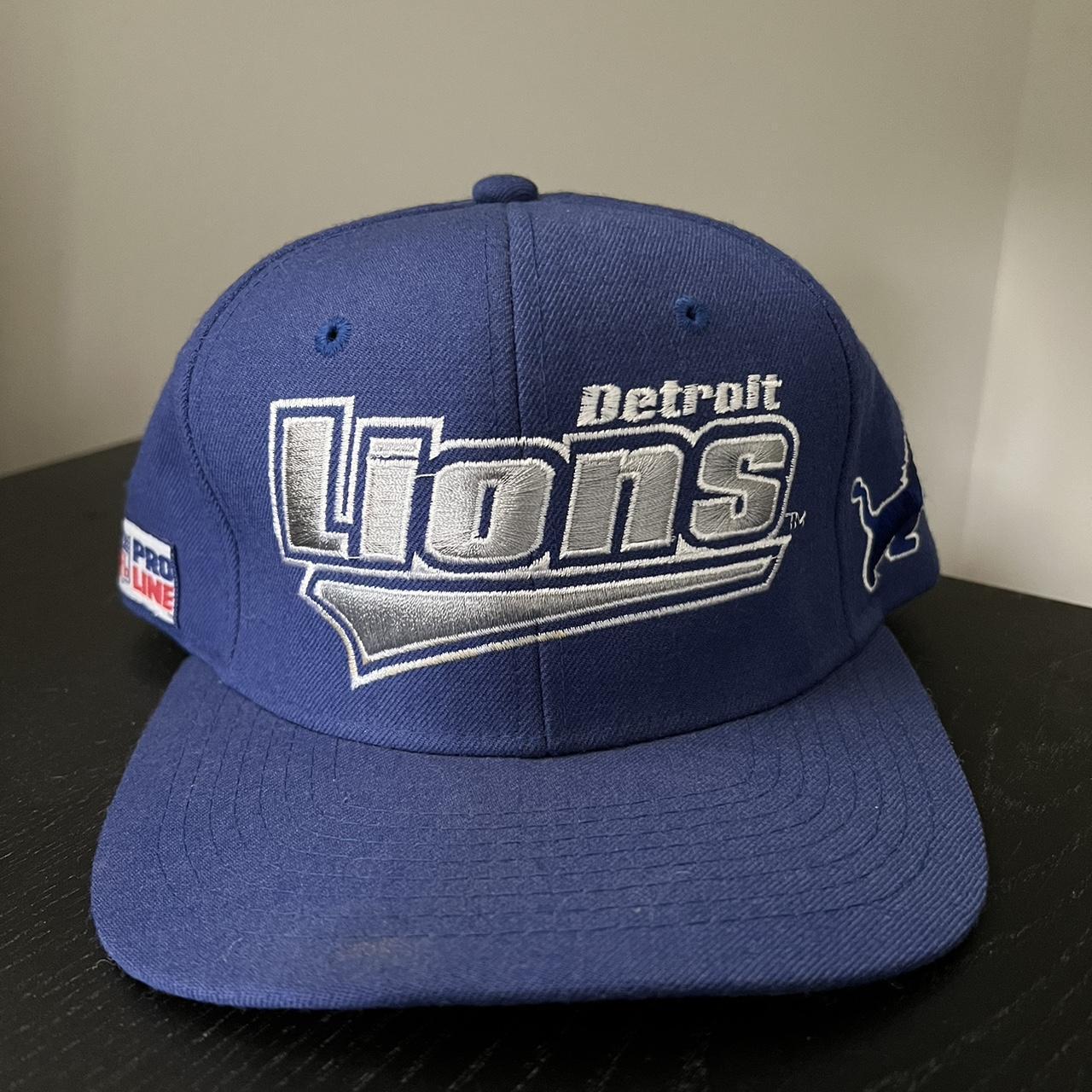 Vintage NFL Detroit Lions AJD Wool Snapback Hat – 