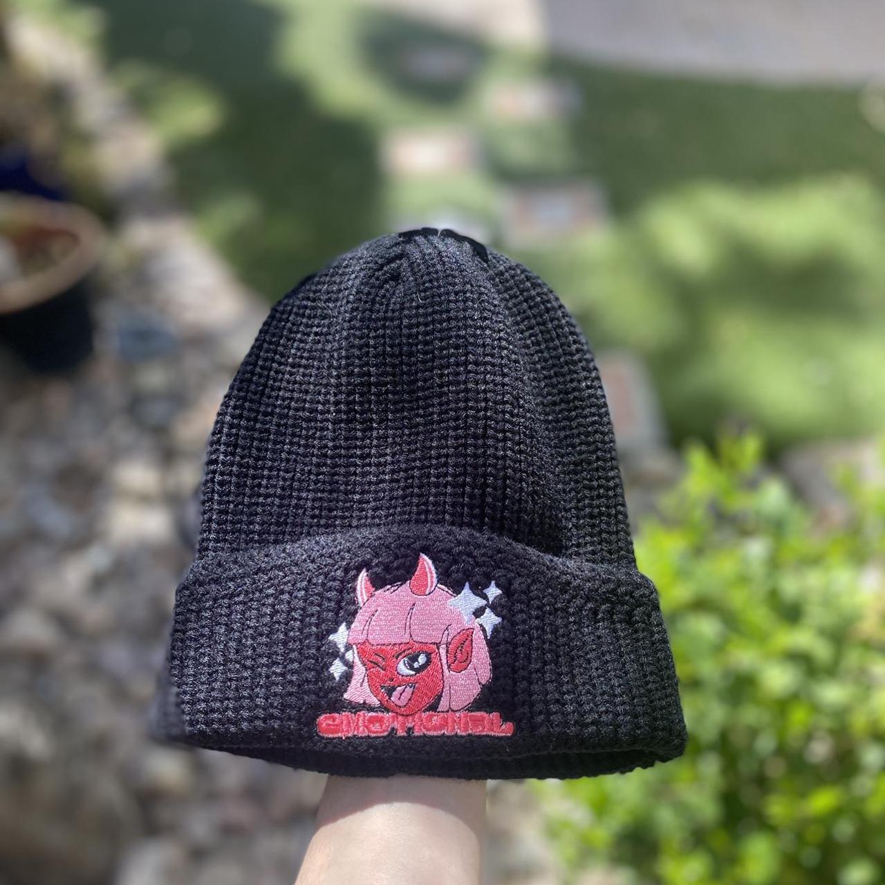 Zumiez Men's Black and Pink Hat Depop