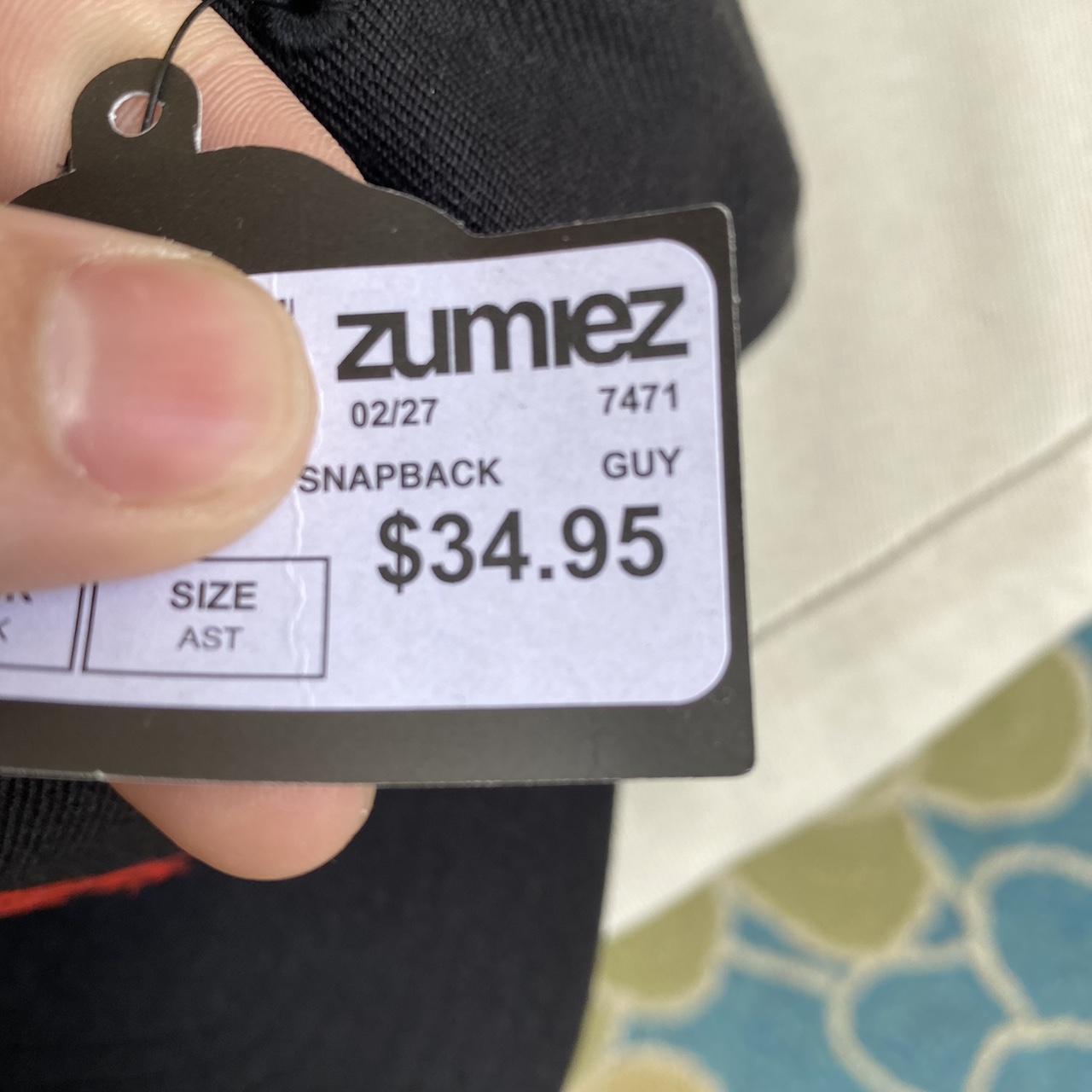 Zumiez Men's Black and Red Hat Depop