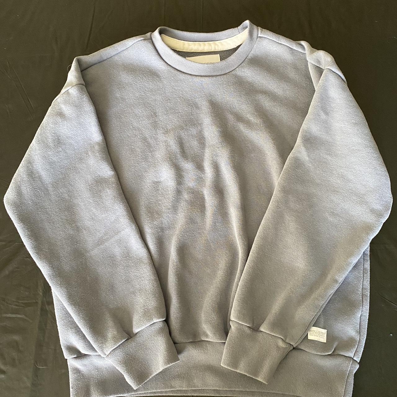 Hollister Co. Men's Blue Sweatshirt | Depop