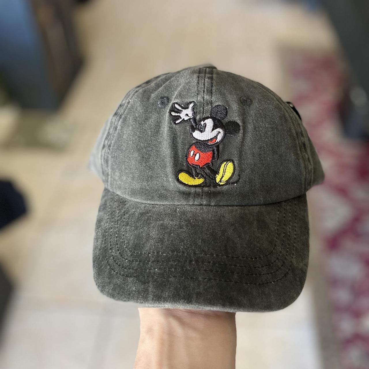 Disney Men's Grey and Red Hat | Depop