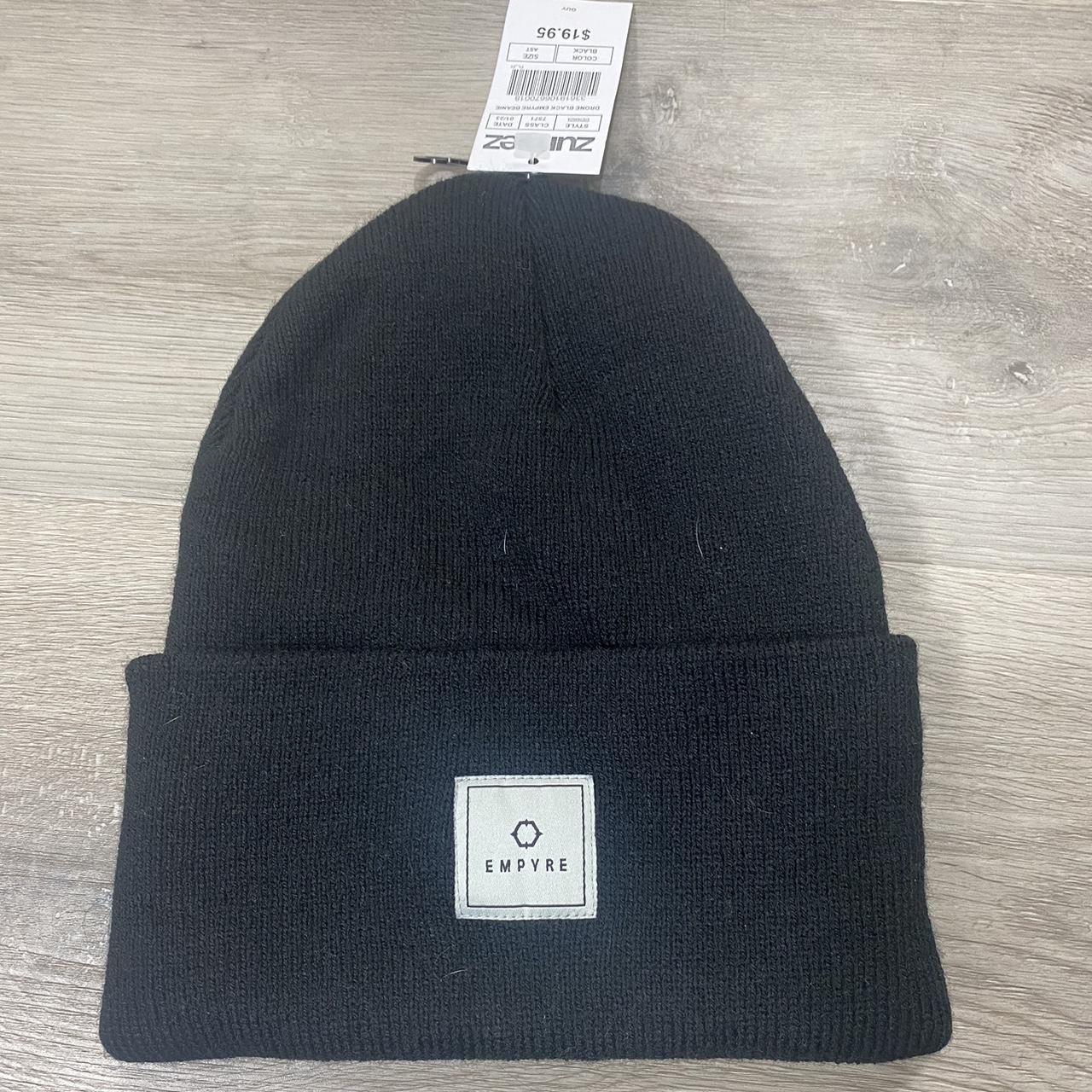 Black Empyre Beanie. Completely brand new still... - Depop