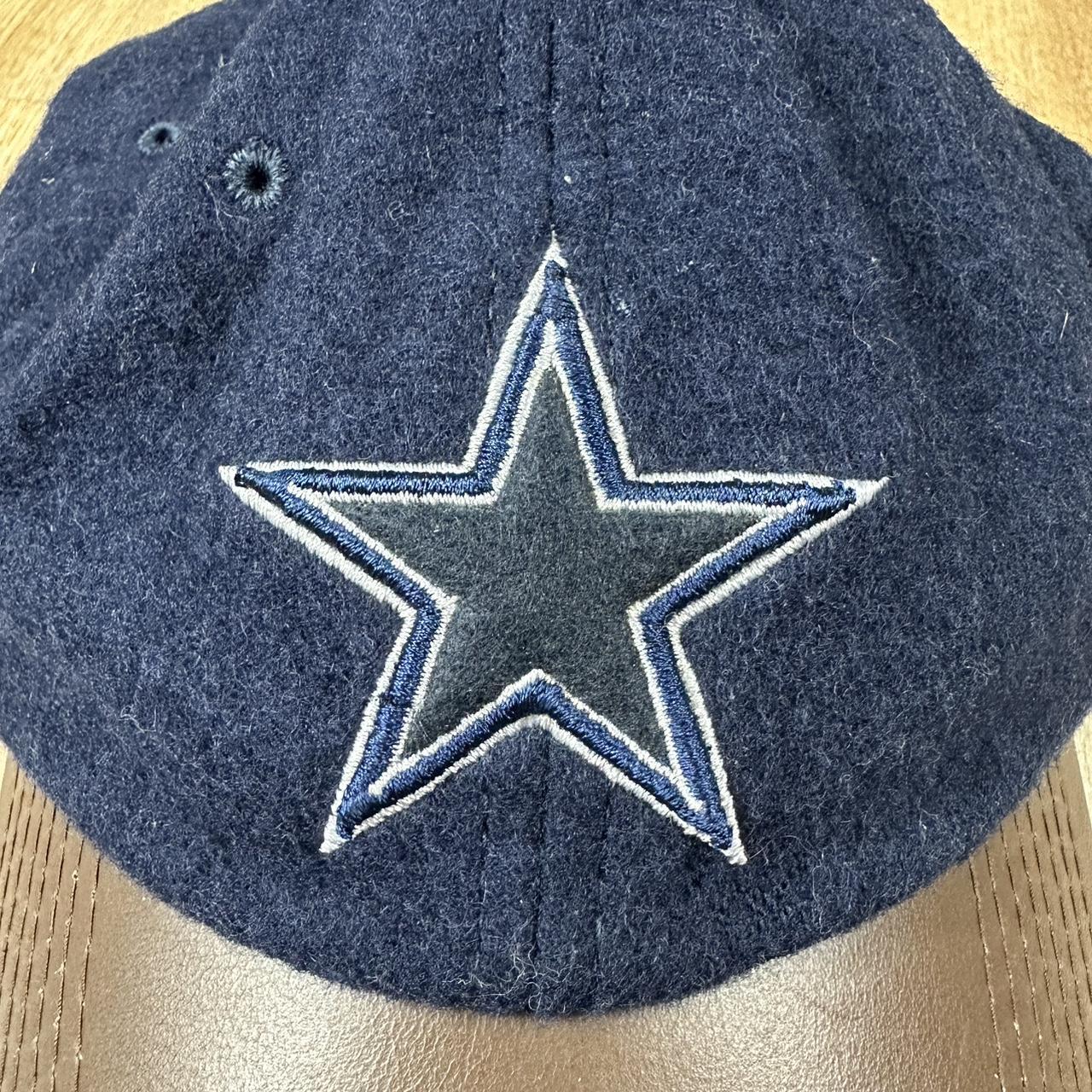 Vintage 90s Dallas Cowboys Leather Hat Great - Depop