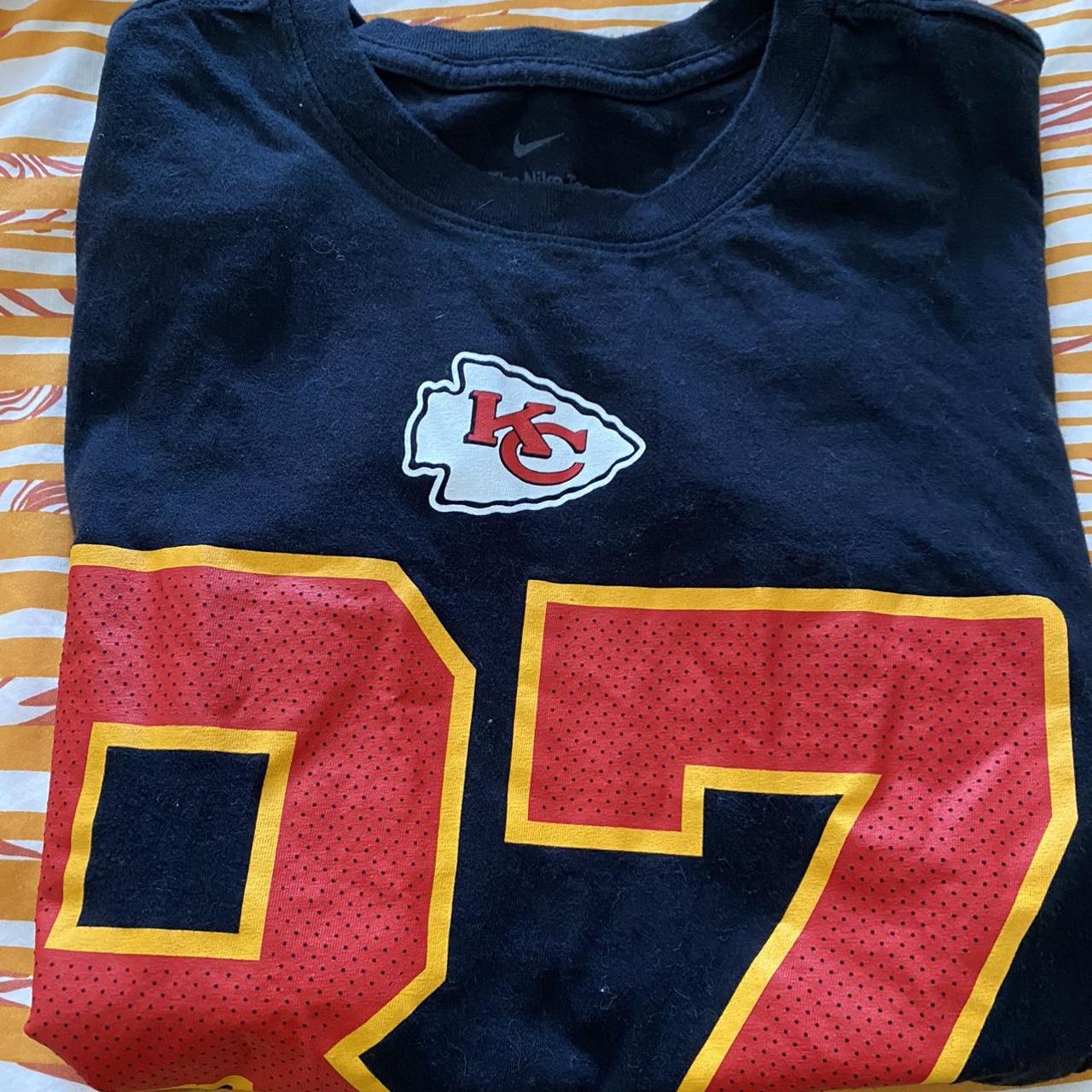 TRAVIS KELCE #87 JERSEY KANSAS CITY CHIEFS GREY - Depop