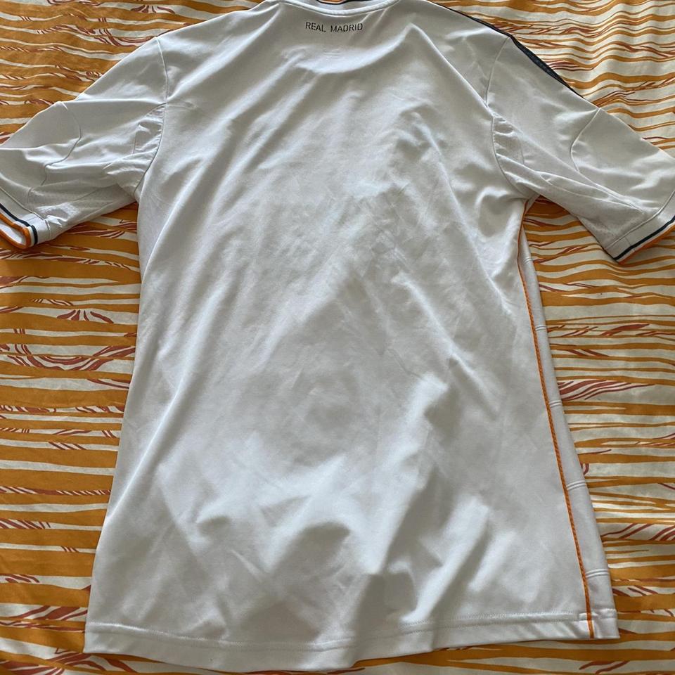 adidas real madrid 2013-14 orange classic third top - Depop