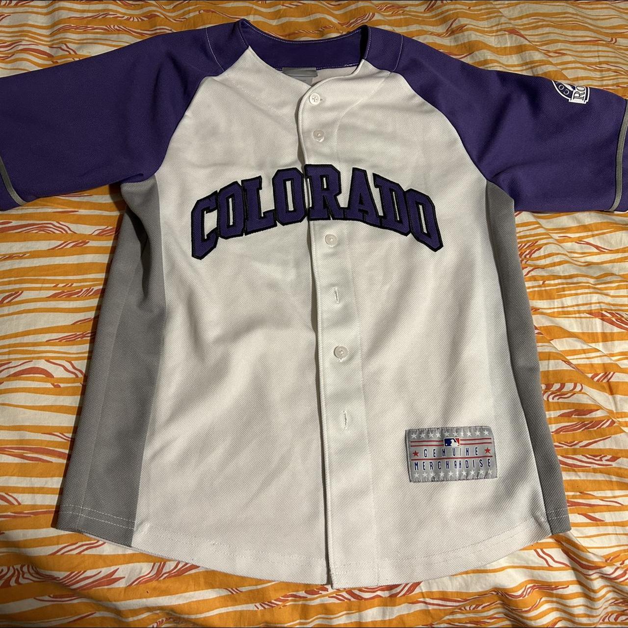 Purple baseball sales jersey mlb