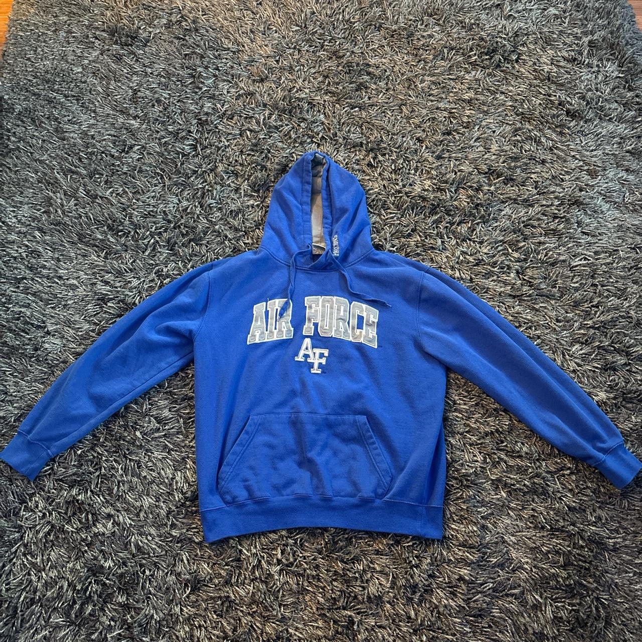 Stadium Air Force embroider hoodie Size large - Depop