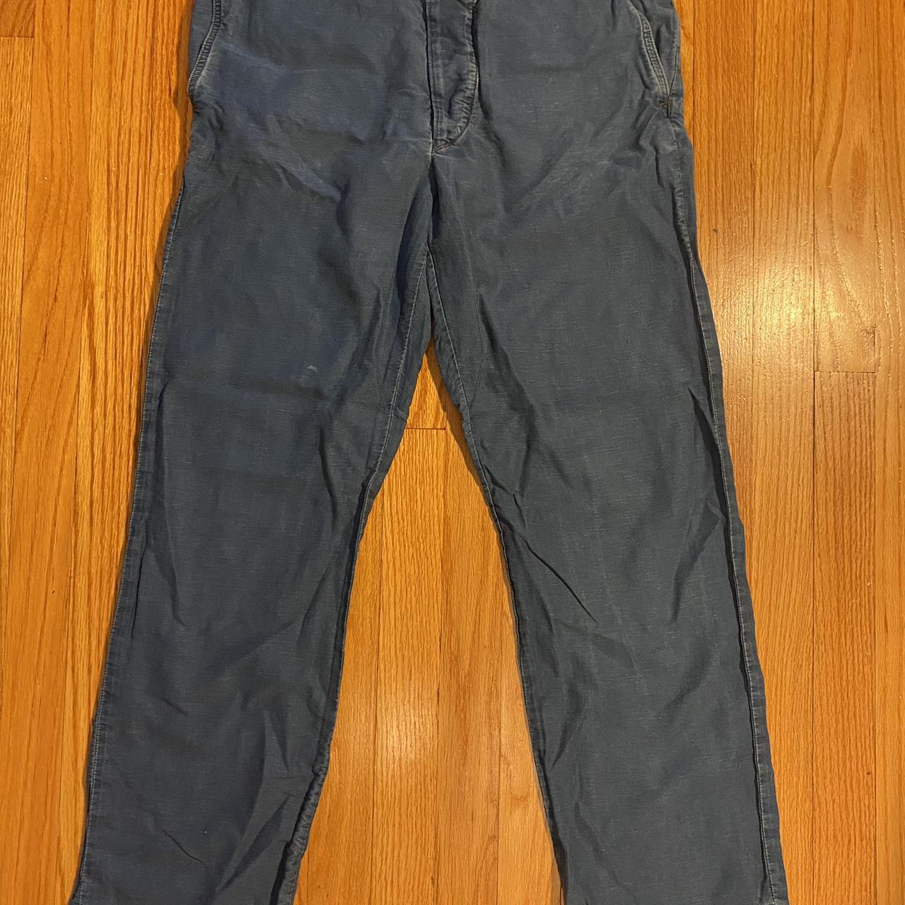 30x32 Ralph Lauren RRL light blue military field pants. - Depop
