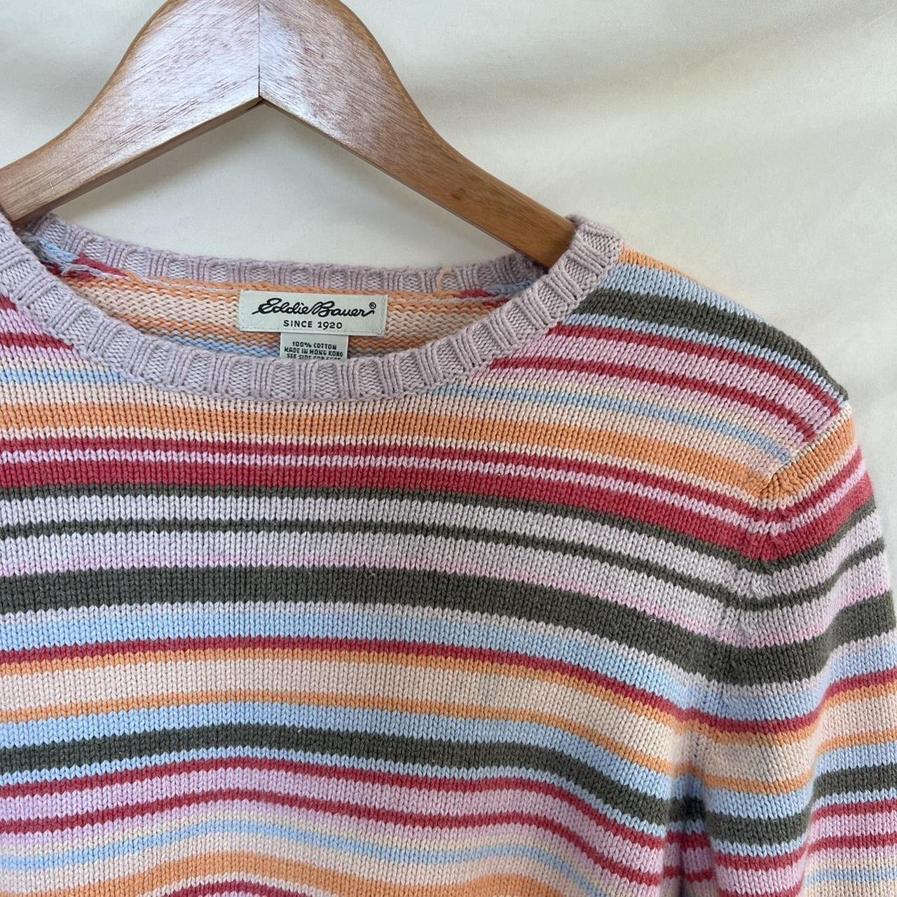thrifted vintage eddie bauer sweater . colors are... - Depop