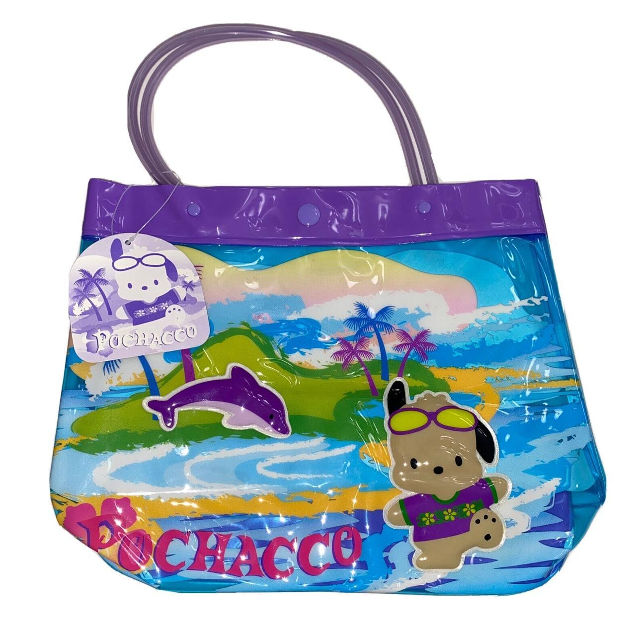 POCHACCO VINYL BEACH TOTE BAG SANRIO 2002 DOLPHIN Depop