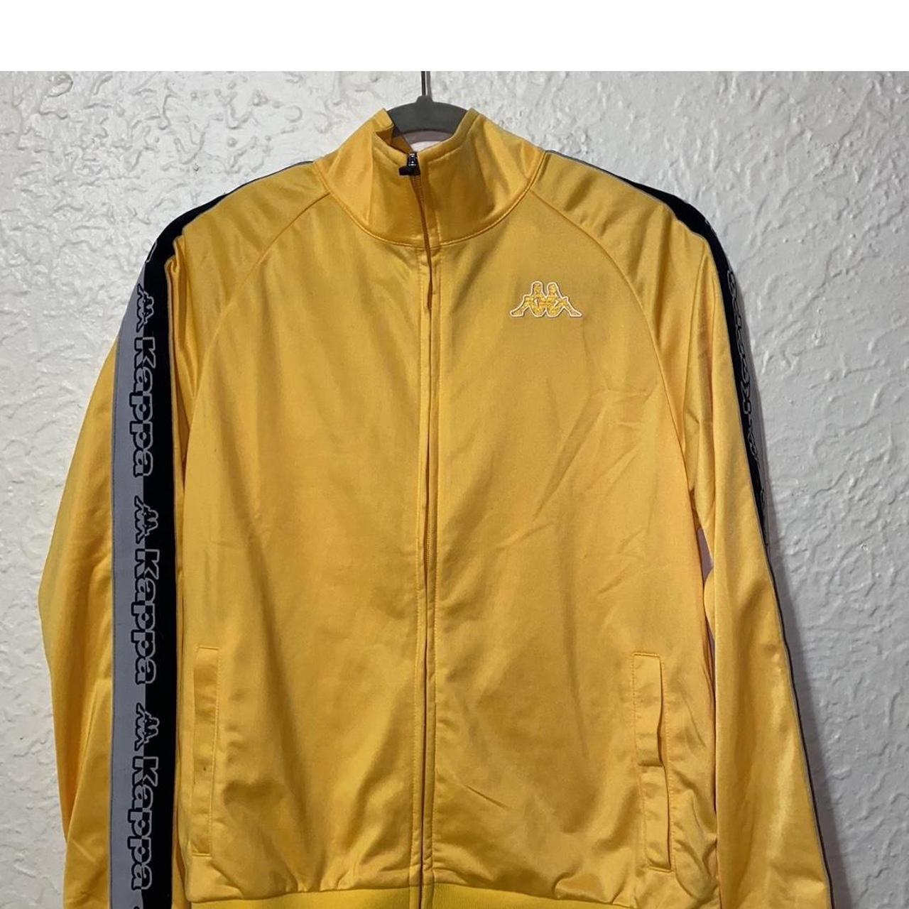 Kappa yellow cheap track jacket