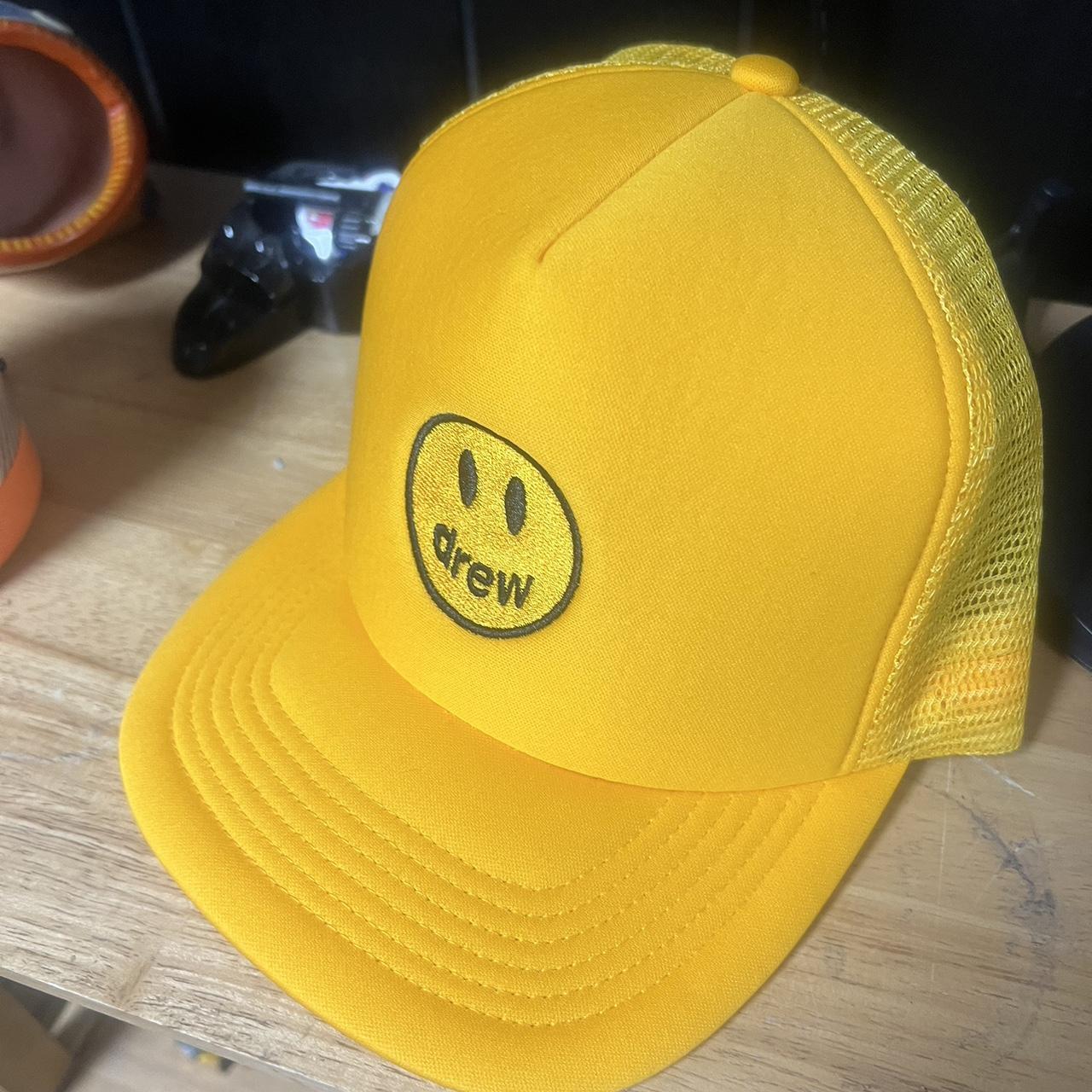 Drew House yellow trucker hat One size Has never... Depop