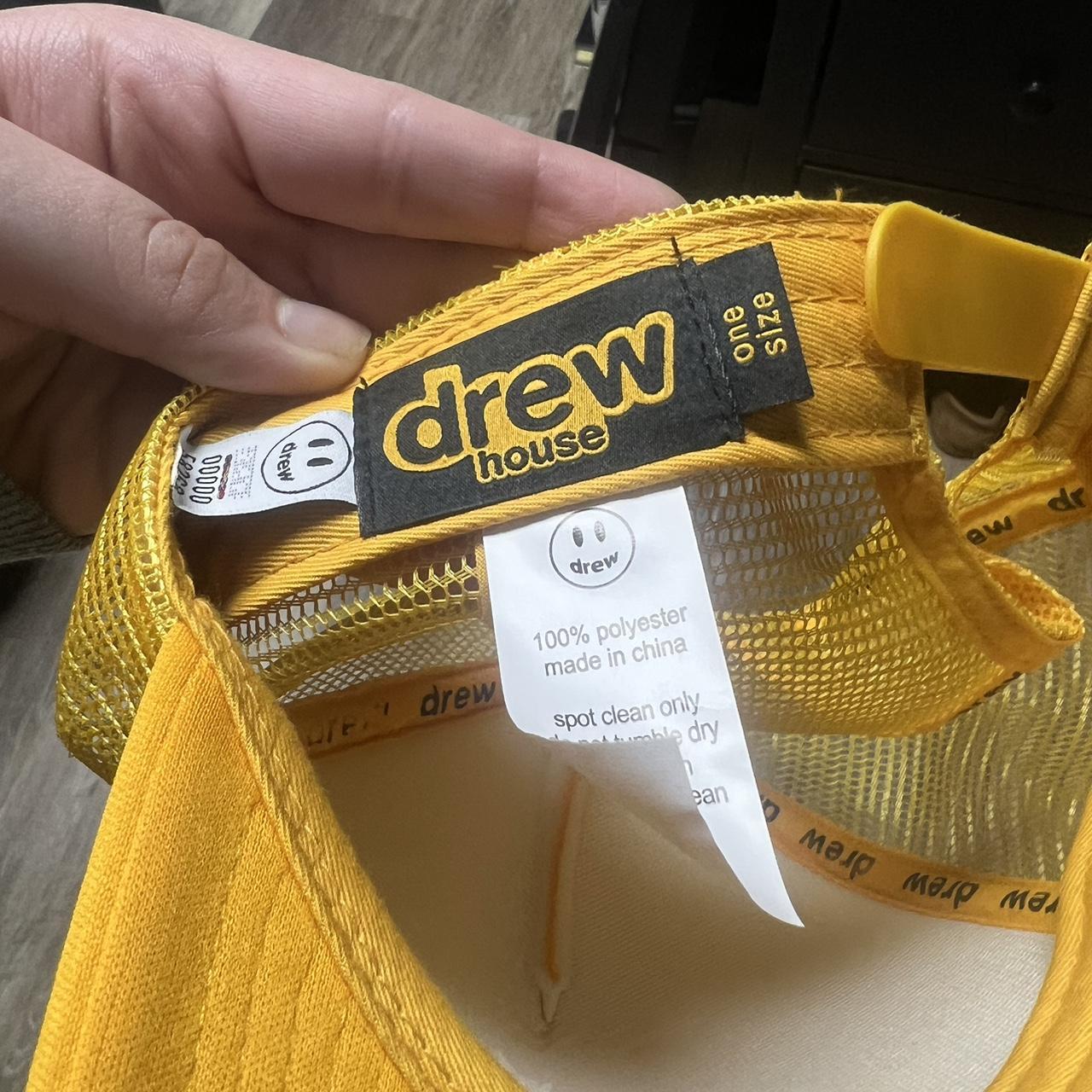 Drew House yellow trucker hat One size Has never... Depop
