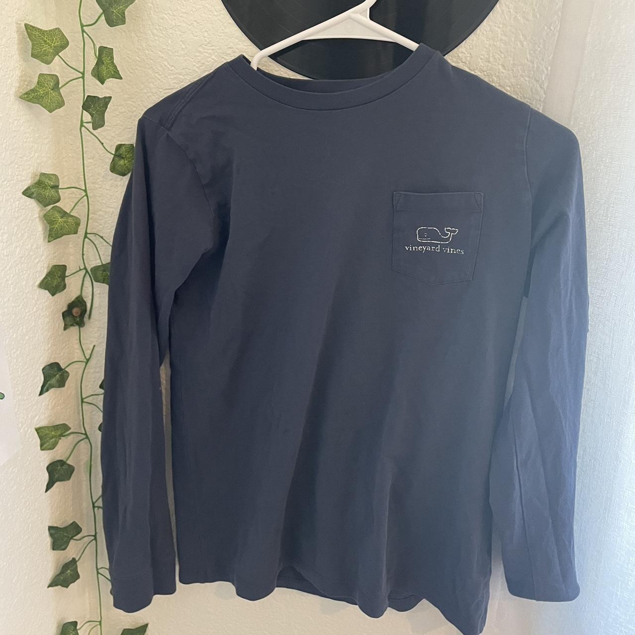 Vineyard Vines Women's Navy Shirt | Depop