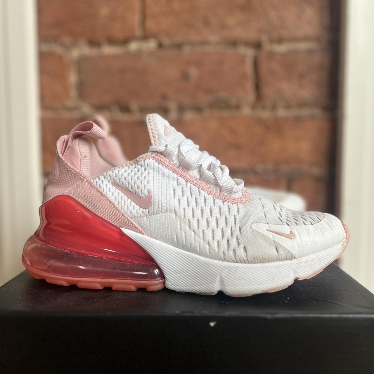 White pink shops air max 270