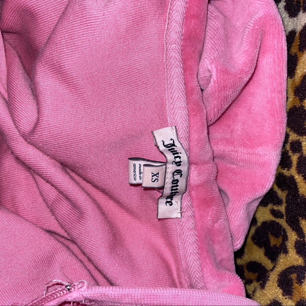Juicy Couture Rhinestone Padded Pink Sports Bra 💖 🖤 - Depop