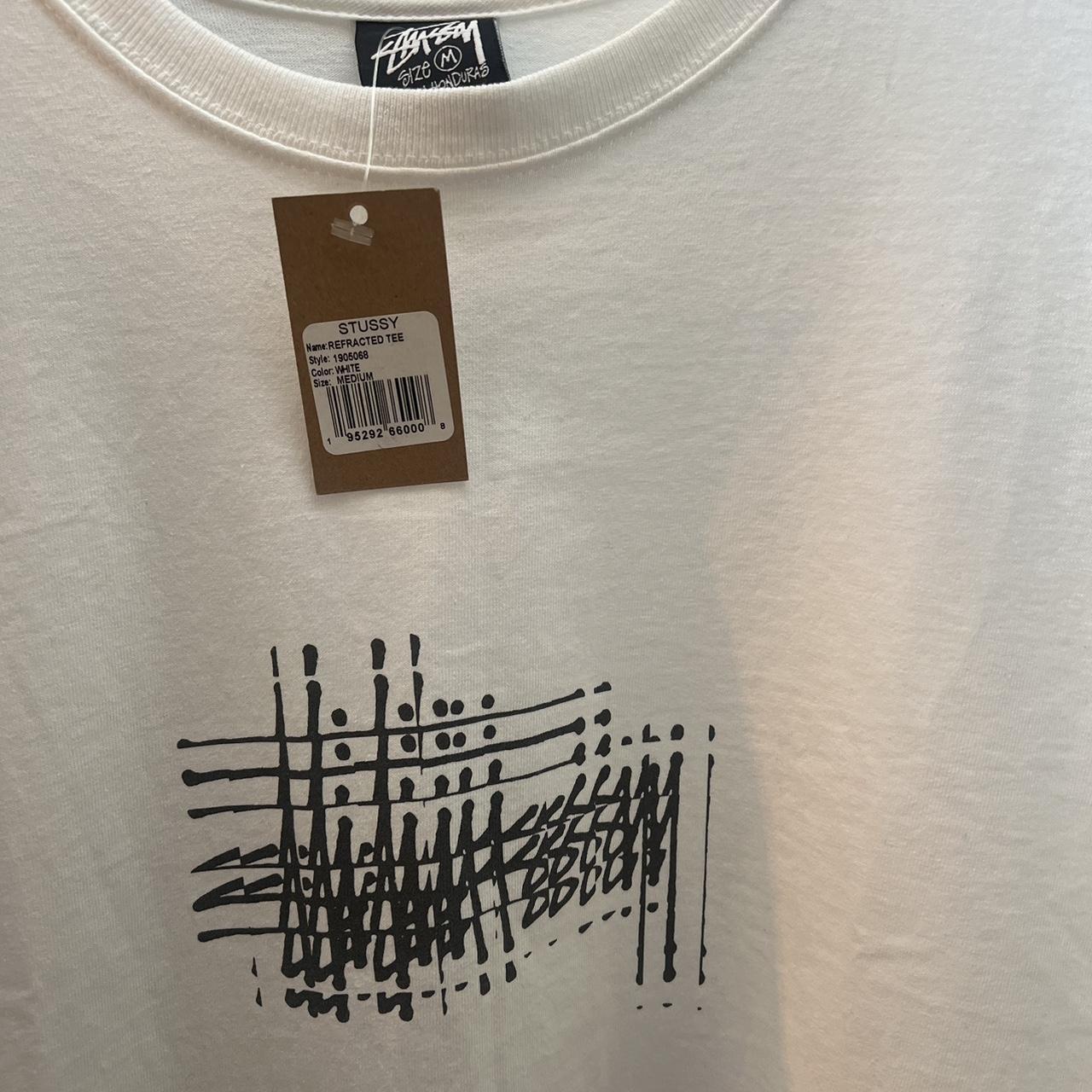 Stussy Refracted Tee Deadstock White Size | Depop