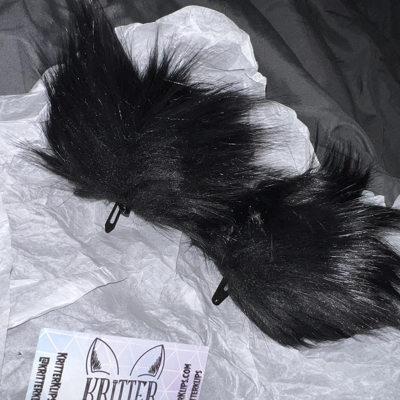 Dolls Kill Women's Black and Silver Hairaccessories Depop