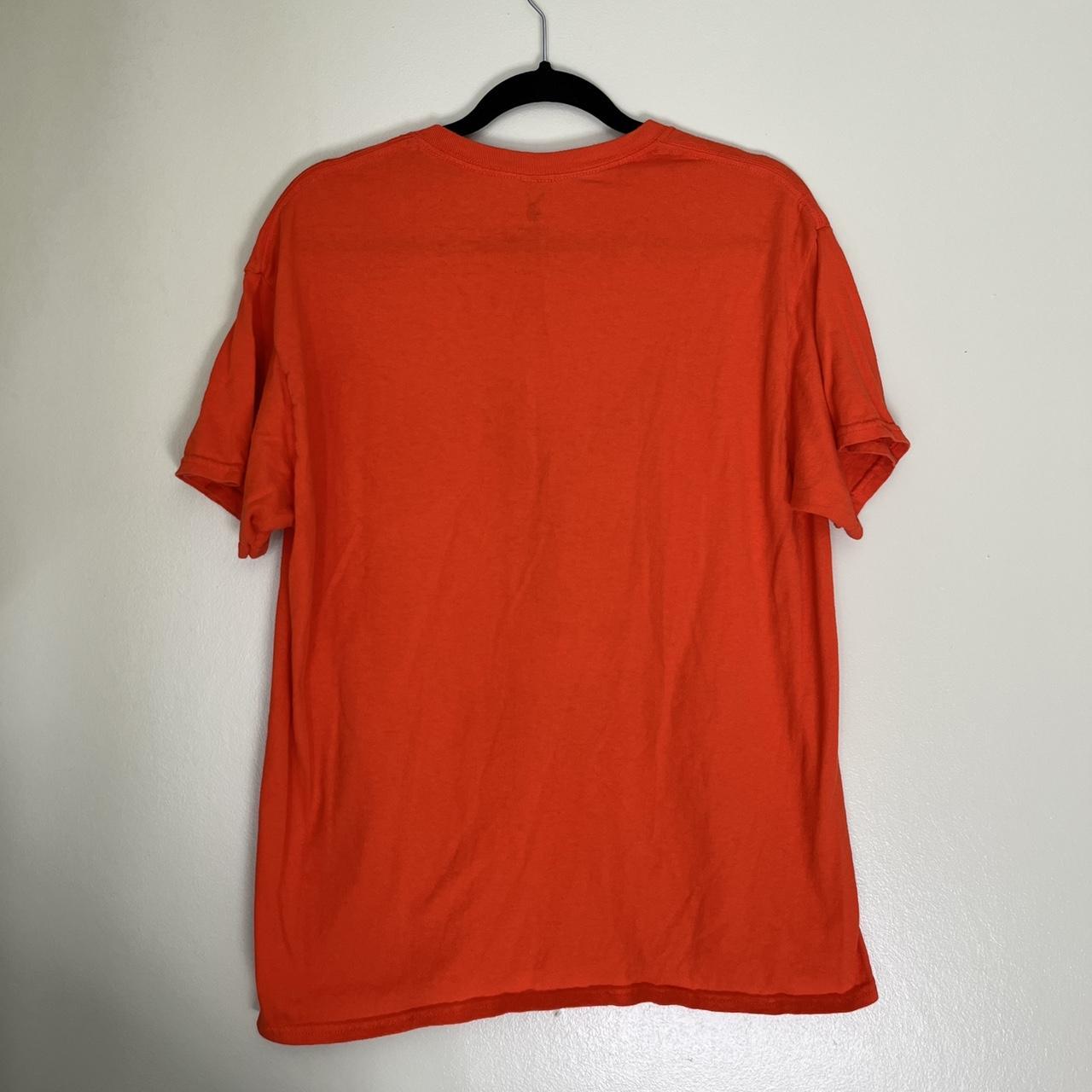 Large orange baggy playboy T-shirt Only worn twice... - Depop