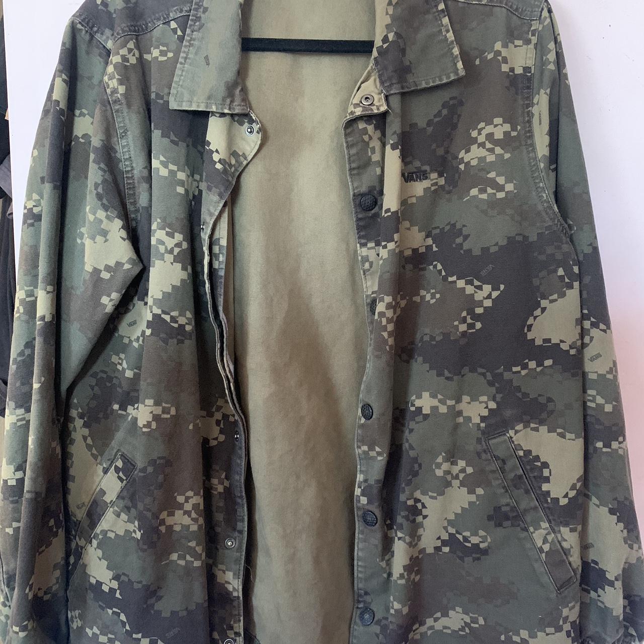 Vans clearance camouflage jacket