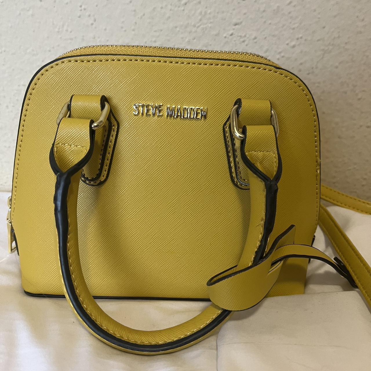 Yellow steve madden discount bag