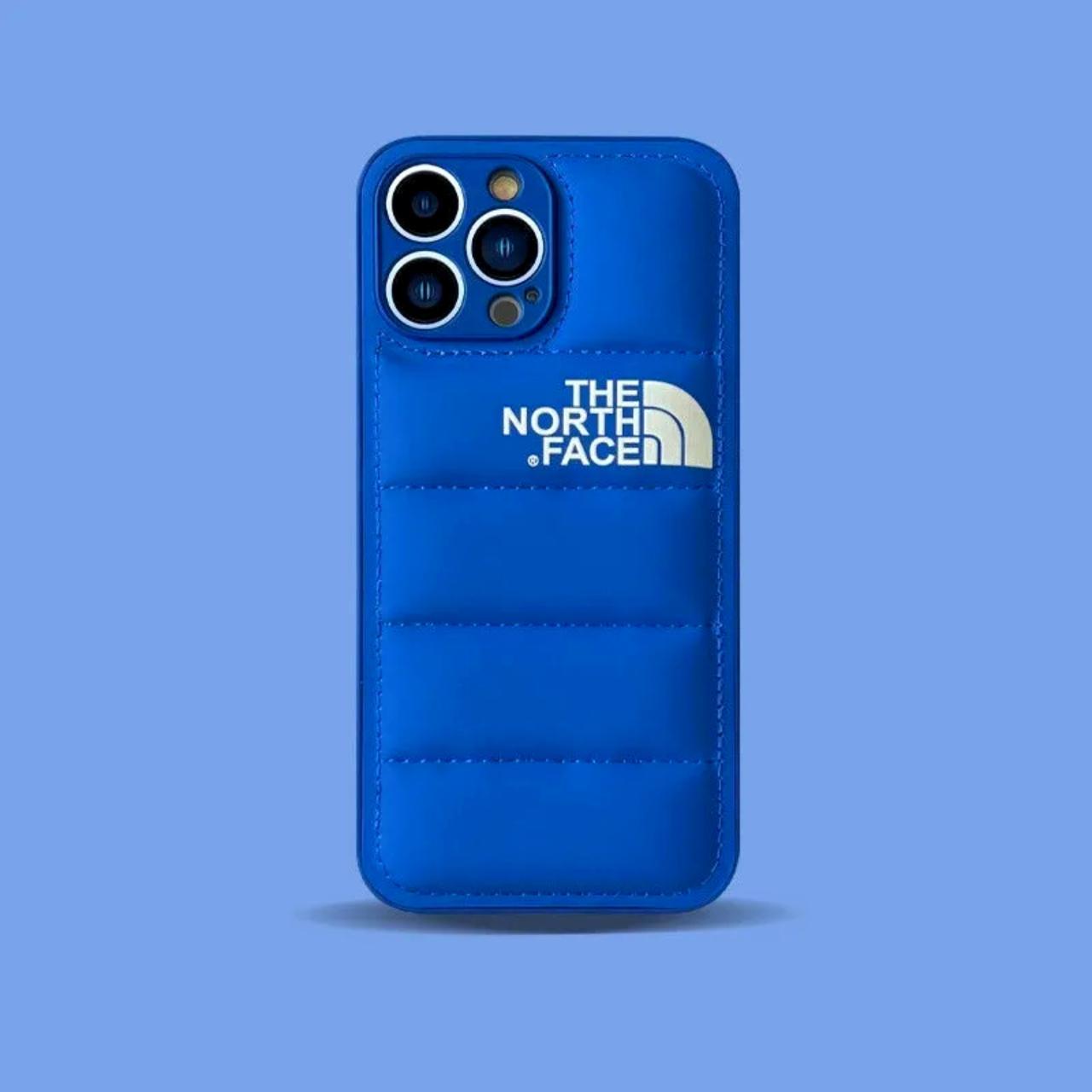 North face puffer phone case for iPhone 14 pro max -... - Depop