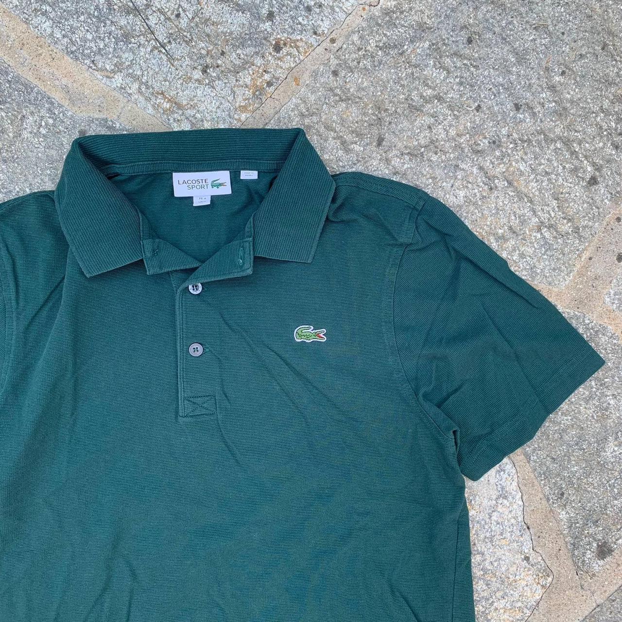 Lacoste Men's Green Polo-shirts | Depop