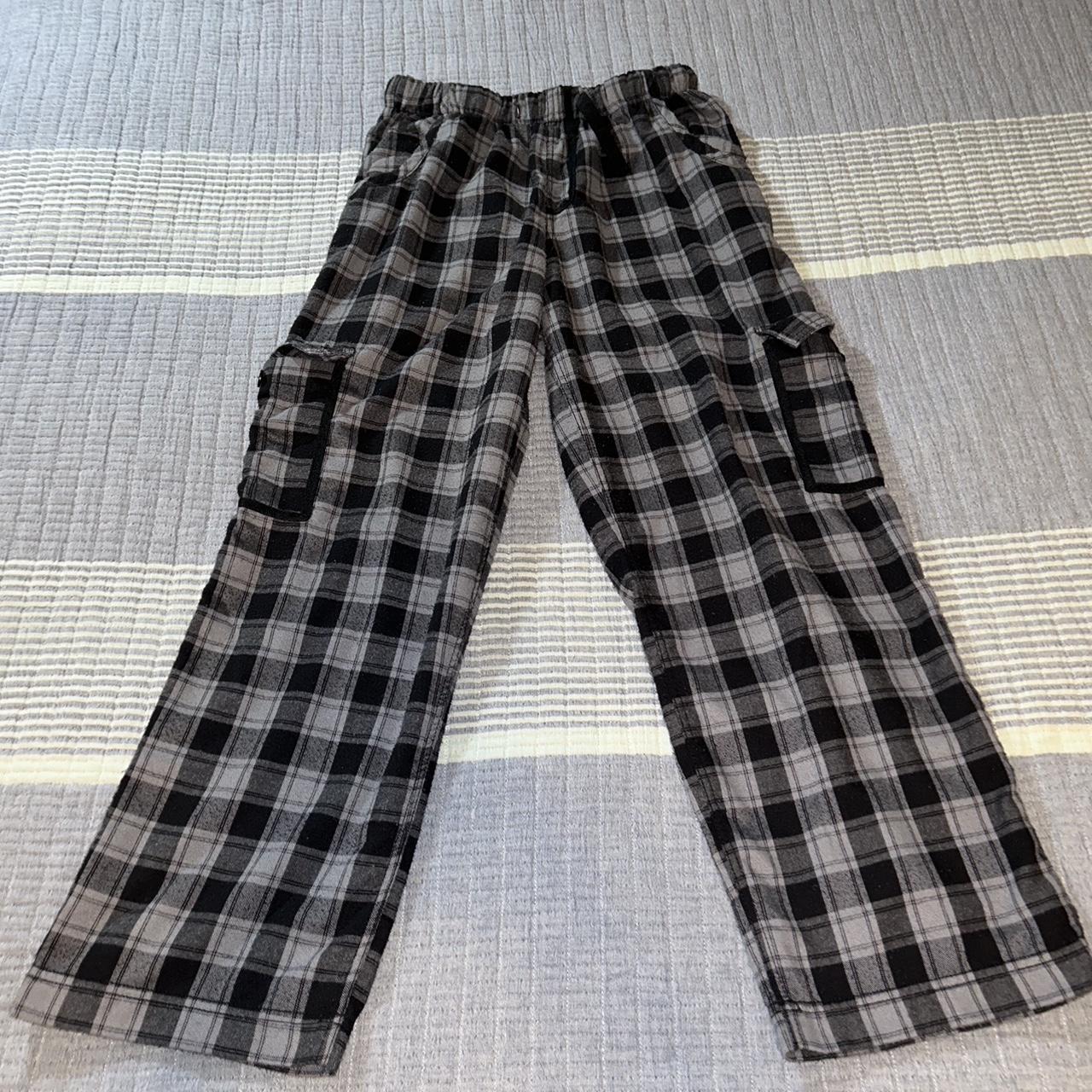 Flannel Cargo Pajama Pants, Sz Men’s XS/S or Kids... - Depop