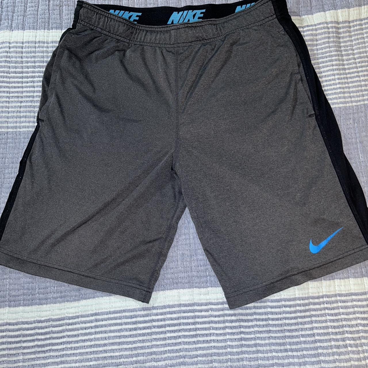 Dark gray hot sale nike shorts