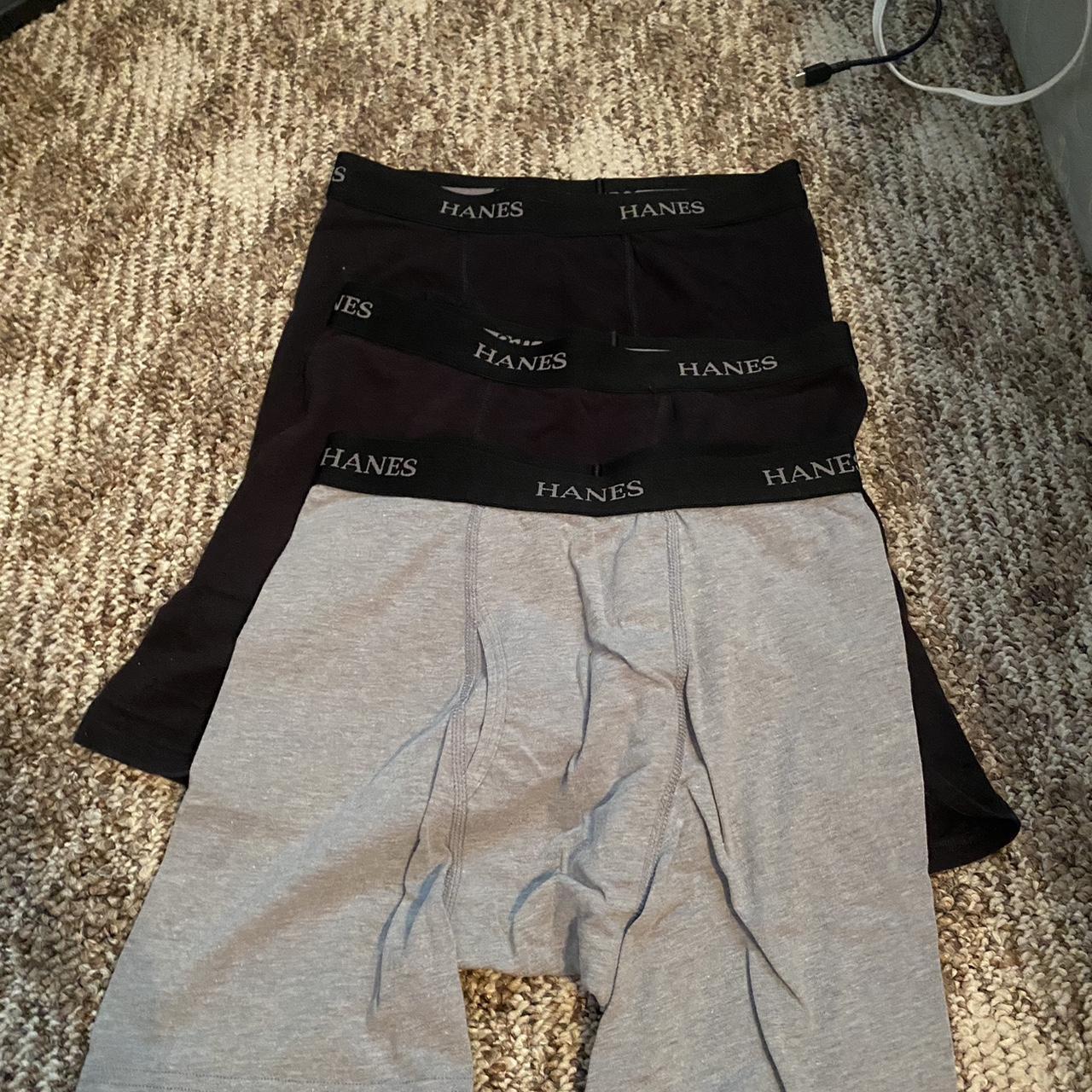 3 pack Hanes boxer briefs - Depop