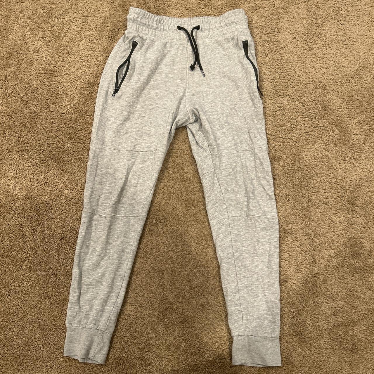 Men's Grey and Black Joggers-tracksuits | Depop