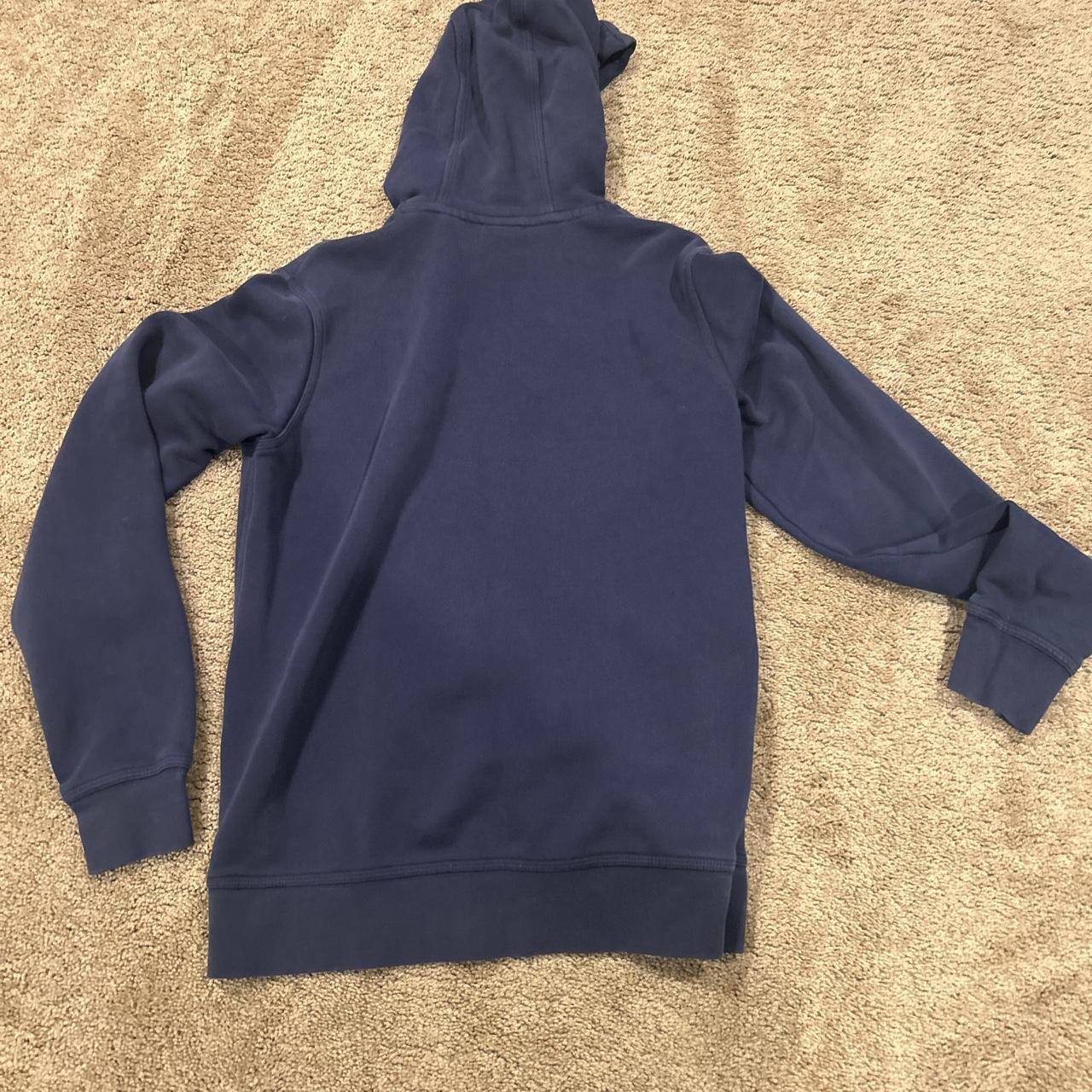 Navy Blue Nike hoodie. Great condition!! Size... - Depop
