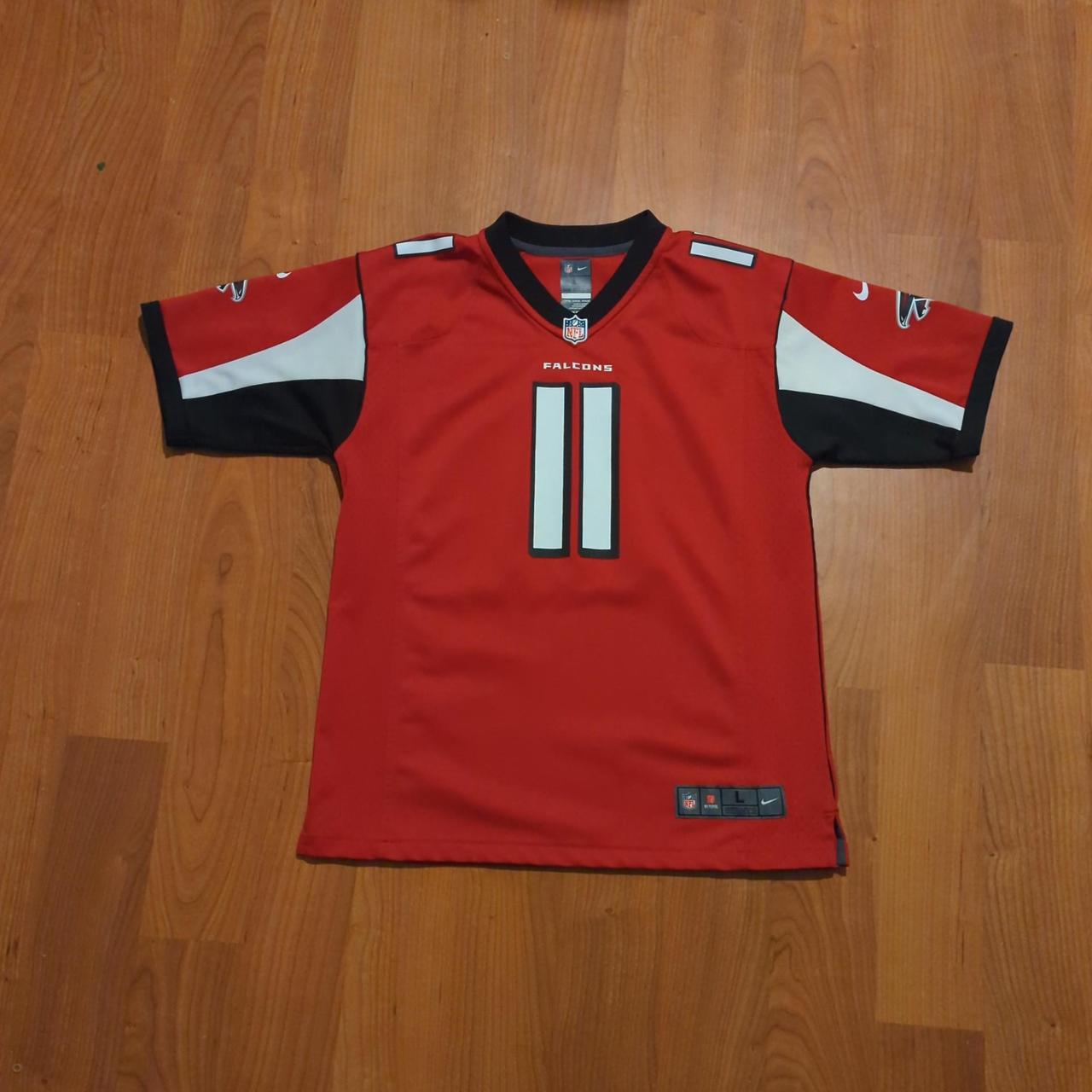 Julio Jones Falcons Jersey Size- Youth XL Worn 2x so - Depop