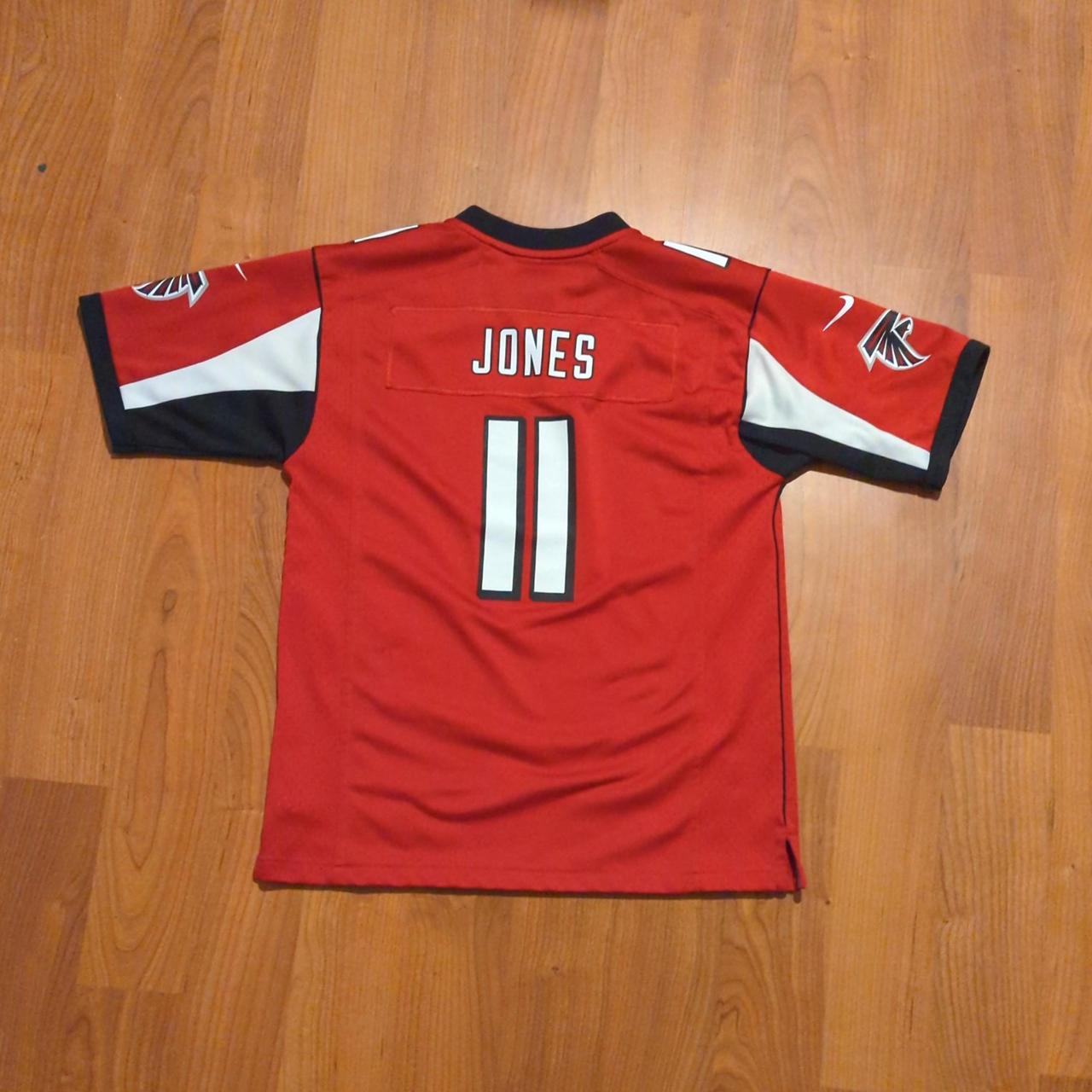 Julio Jones Falcons Jersey Size- Youth XL Worn 2x so - Depop