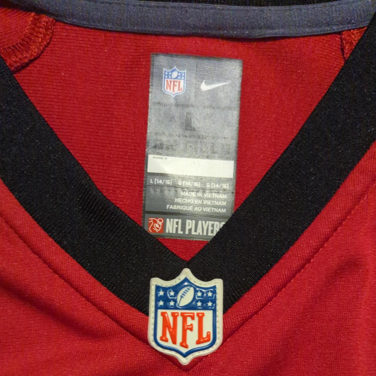 Julio Jones Falcons Jersey Size- Youth XL Worn 2x so - Depop